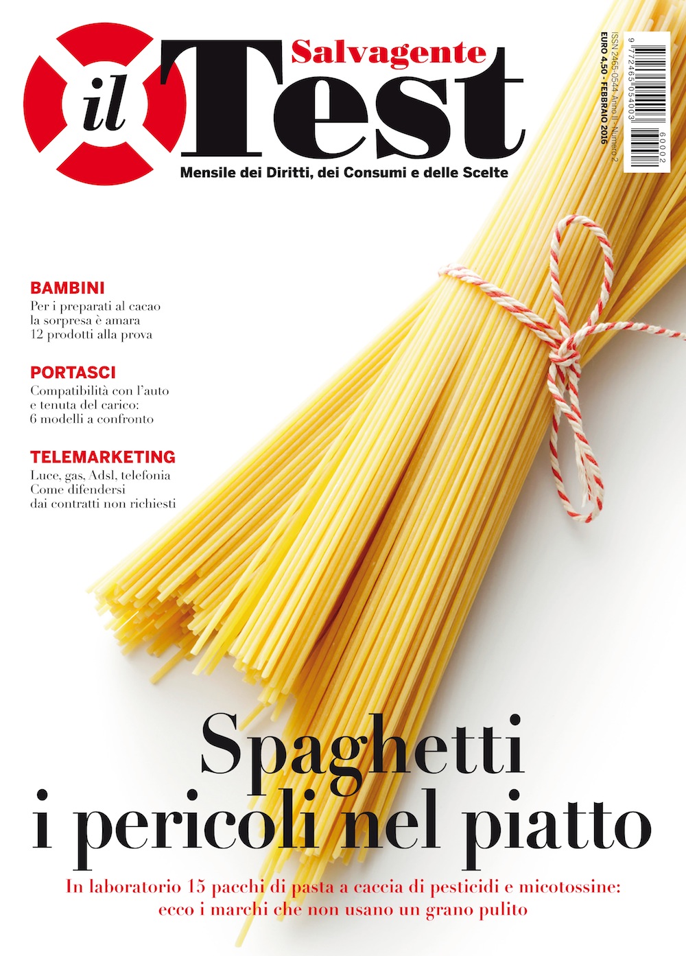 Copertina de Il Salvagente n.2 | febbraio 2016