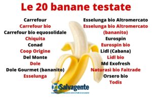 Il nostro test su 20 banane: chi scivola sui pesticidi