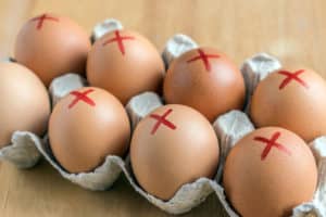 Salmonella, richiamate uova bio Ecor Natura Sì e Olivero Claudio
