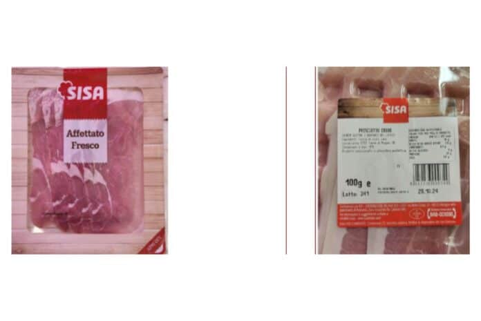 PROSCIUTTO SISA LISTERIA