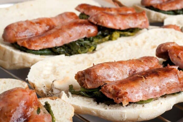 BOTULINO PANINO SALSICCIA BROCCOLI