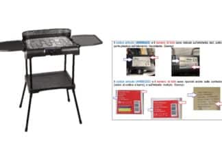 Richiamato barbecue Ardes: c’è rischio di incendio BARBECUE INCENDIO