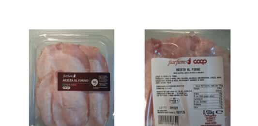 Coop richiama arista al forno Fior Fiore per contaminazione microbiologica COOP ARISTA