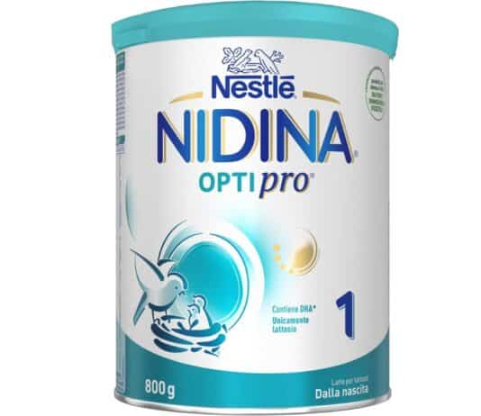 Nestlè richiama 2 lotti del latte in polvere Nidina Optipro 1 per rischio microbiologico NESTLE LATTE