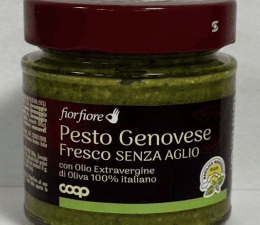 Coop richiama pesto Fior Fiore per rischio microbiologico