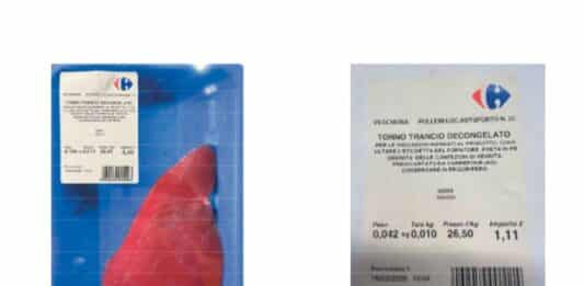 Carrefour richiama tonno a pinne gialle decongelato per istamina CARREFOUR TONNO ISTAMINA