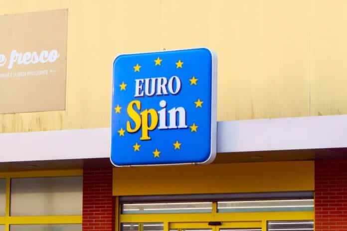 Italy – March 27, 2022: EUROSPIN Supermarket of grocery and consumer products eurospin