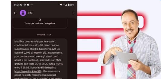 La raffica di aumenti di Tim (e gli Sms per salvarsi) TIM