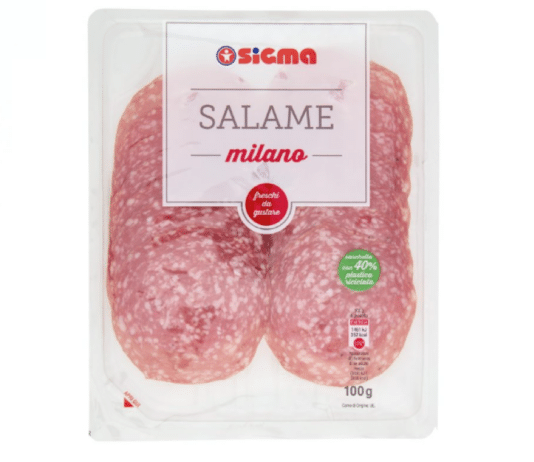 Salame Milano Sigma richiamato per possibile presenza di salmonella salame