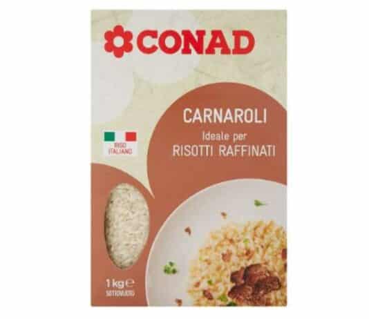 Conad richiama 2 lotti di riso Carnaroli per cadmio oltre i limiti