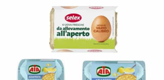 Salmonella: richiamati lotti di uova Aia e Selex