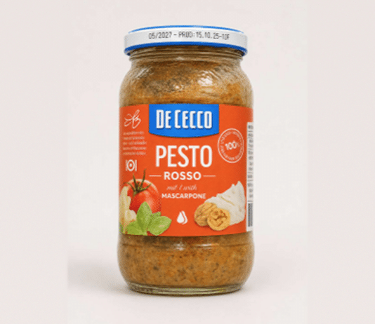 Pesto rosso De Cecco richiamato per allergene non dichiarato in etichetta de cecco pesto