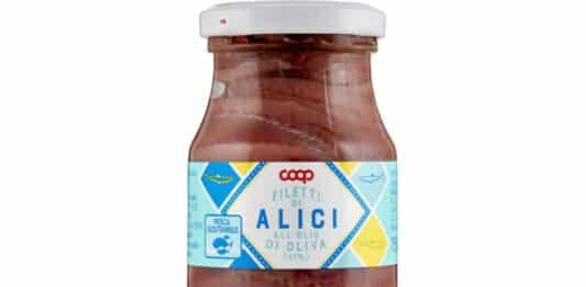 Coop richiama i filetti di alice per istamina ALICI COOP ISTAMINA