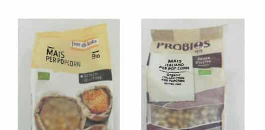 Mais per popcorn, richiamati Fior di Loto e Probios per alcaloidi tropanici oltre i limiti di legge mais