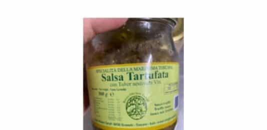 Botulino: richiamata salsa tartufata