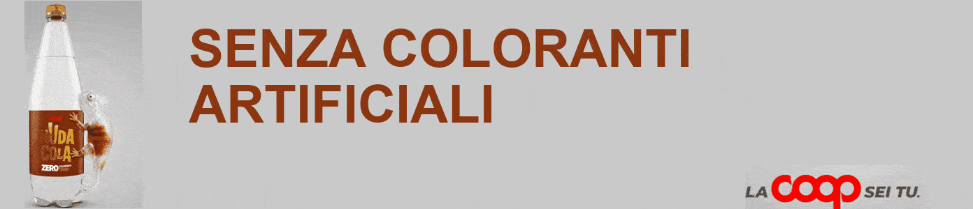 Coop — senza coloranti artificiali